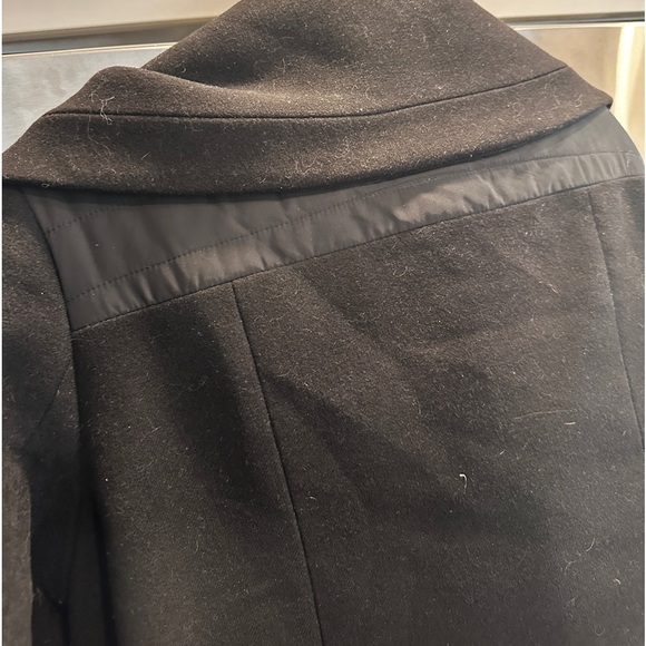 Black wool coat - Picture 4 of 5